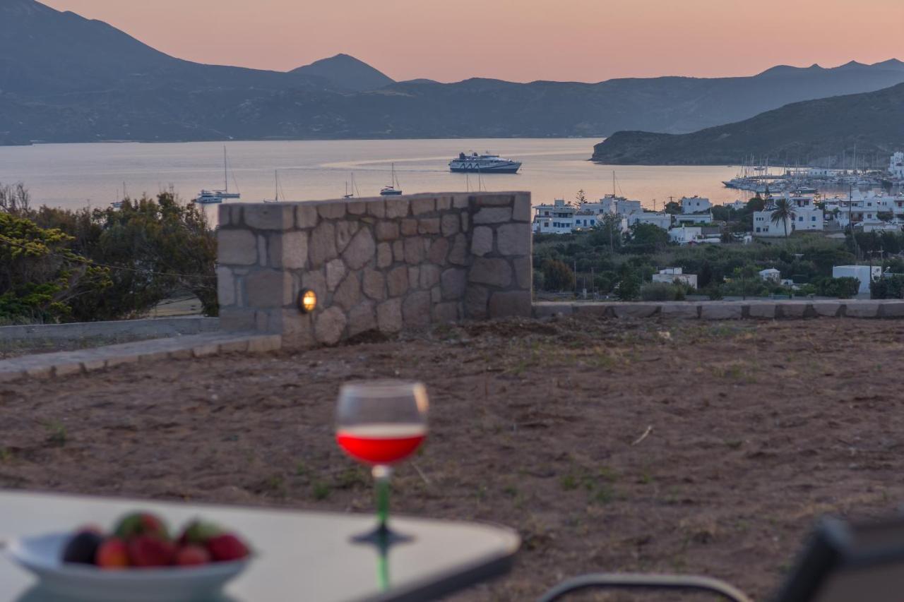 Sea, Sunset & Garden View Parasporos Houses, Milos 阿达玛斯 外观 照片