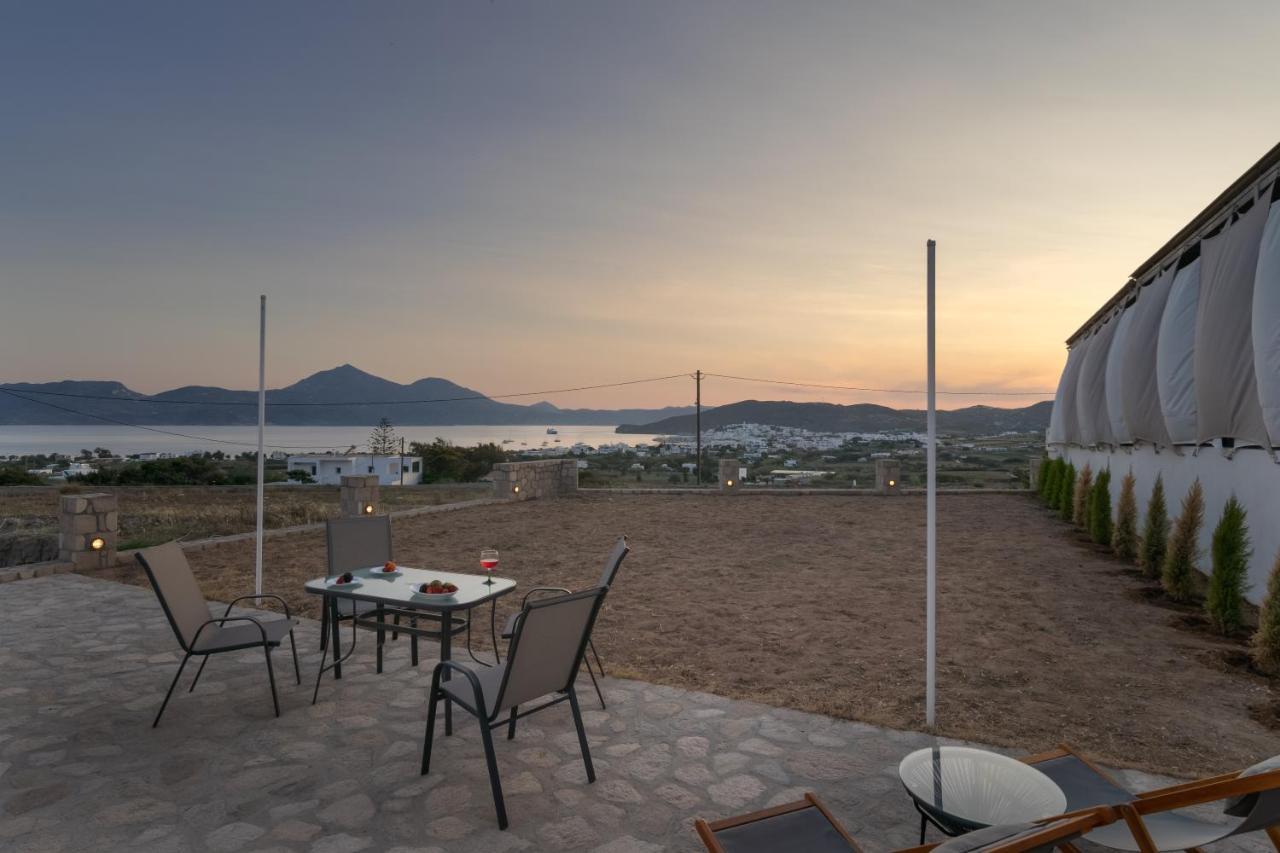 Sea, Sunset & Garden View Parasporos Houses, Milos 阿达玛斯 外观 照片