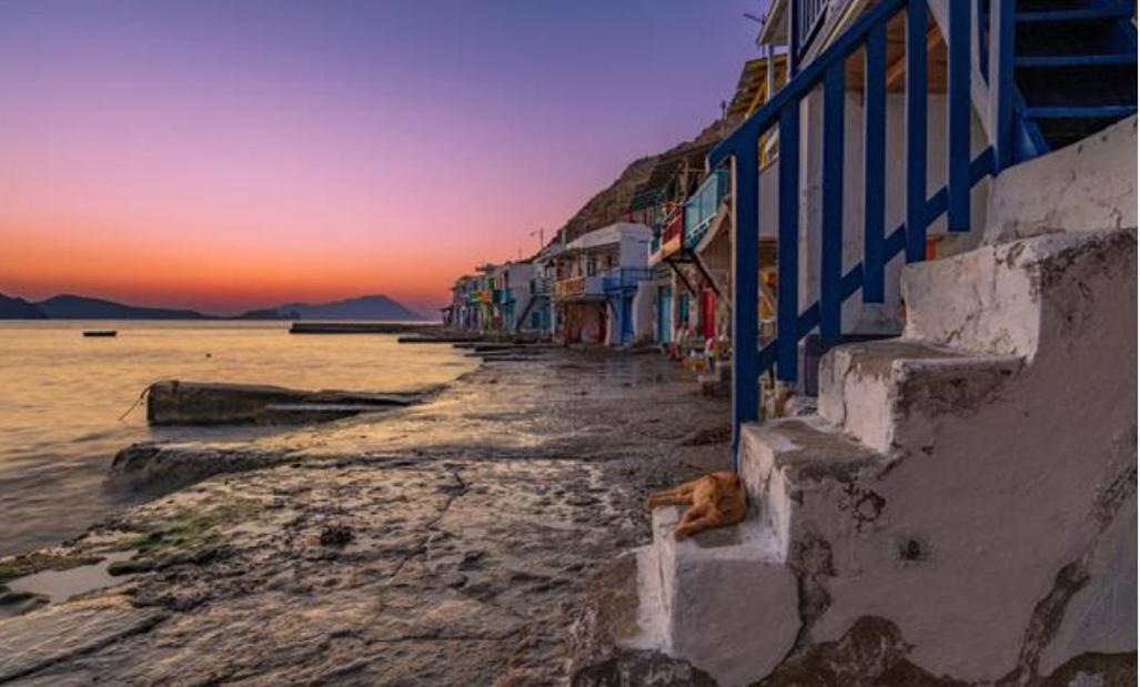 Sea, Sunset & Garden View Parasporos Houses, Milos 阿达玛斯 外观 照片